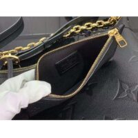 Louis Vuitton LV Women Loop Hobo Black Monogram Empreinte Embossed Grained Cowhide Leather (11)