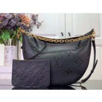 Louis Vuitton LV Women Loop Hobo Black Monogram Empreinte Embossed Grained Cowhide Leather (11)