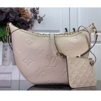 Louis Vuitton LV Women Loop Hobo Cream Monogram Empreinte Embossed Grained Cowhide Leather (2)