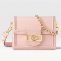 Louis Vuitton LV Women Mini Dauphine Handbag Pink Epi Grained Cowhide Leather (7)