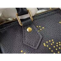 Louis Vuitton LV Women Nano Speedy Bag Black Monogram Empreinte Grained Cowhide Leather (2)