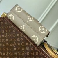 Louis Vuitton LV Women OnTheGo East West Dove Cream Embossed Grained Cowhide Leather (1)