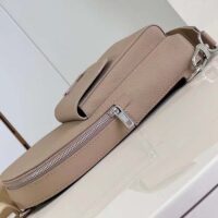 Louis Vuitton Unisex LV Pilot Slingbag Sable Beige Cowhide Leather Textile Lining (4)